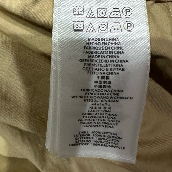 MICHAEL Michael Kors Khaki Hooded Utility Jacket, EUC! - Picture 8 of 8